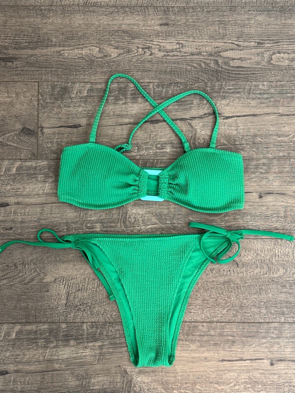 Aerie bikini Bandeau top and Cheekiest bottoms